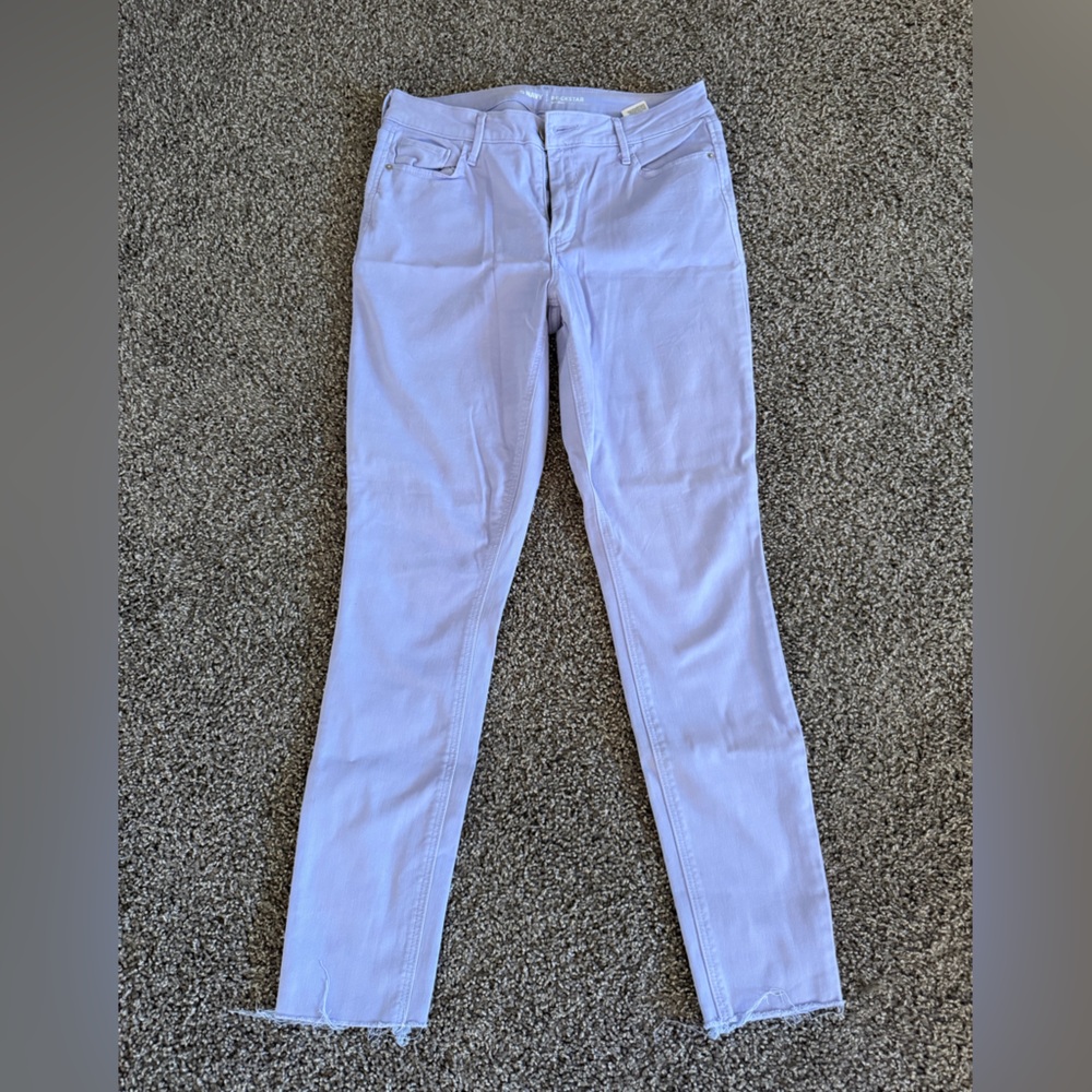 Old navy lavender rockstar skinny jeans